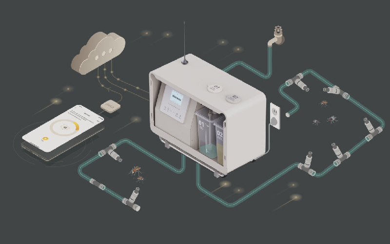 mosquito spray system