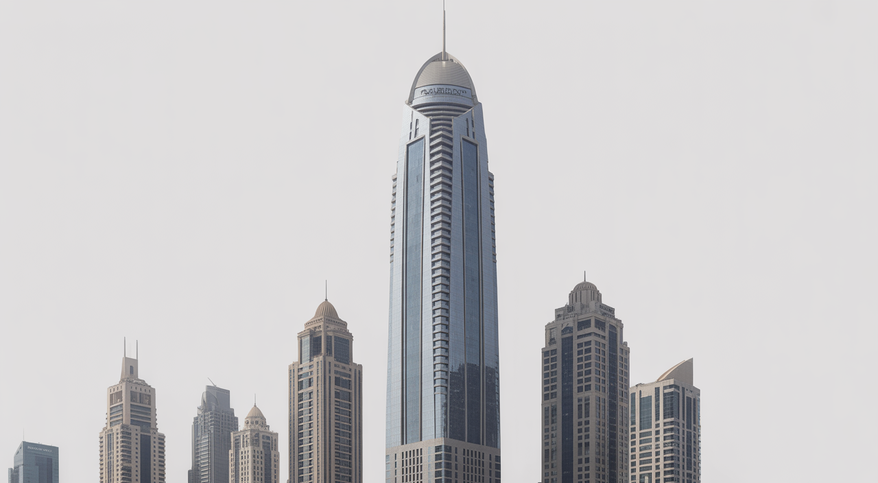 Modern skyscraper in Dubai representing efficient and high-standard facility management