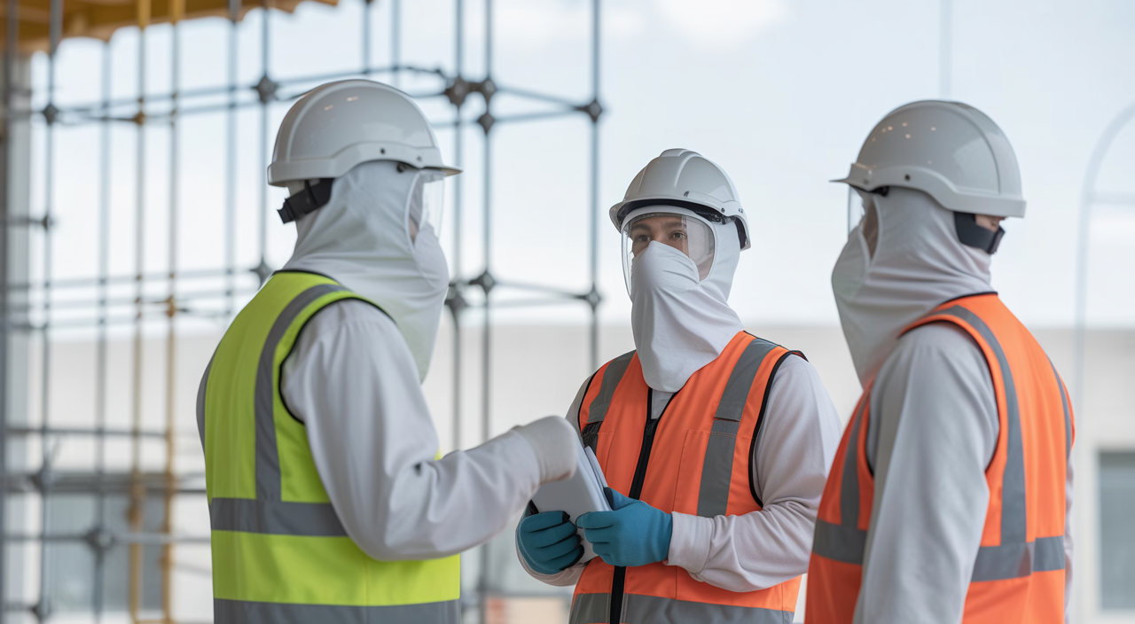 Illustrative image of construction compliance and regulations in the UK.